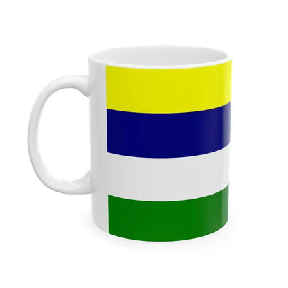 Flag of Colimes (Ecuador) White Coffee Mug - Go Mug Yourself