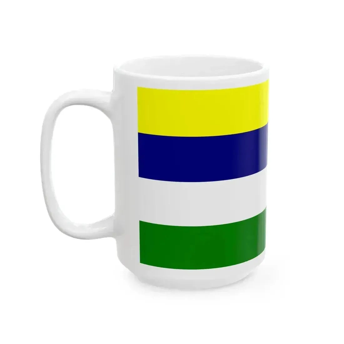 Flag of Colimes (Ecuador) White Coffee Mug - Go Mug Yourself