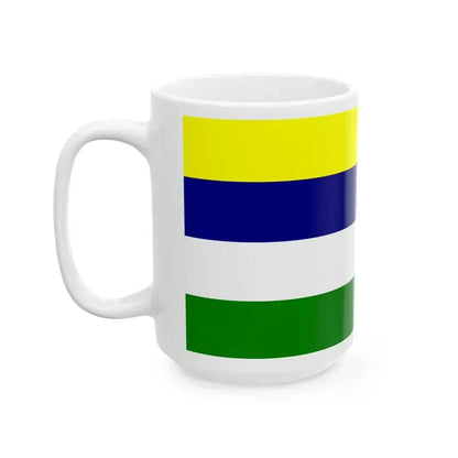 Flag of Colimes (Ecuador) White Coffee Mug - Go Mug Yourself