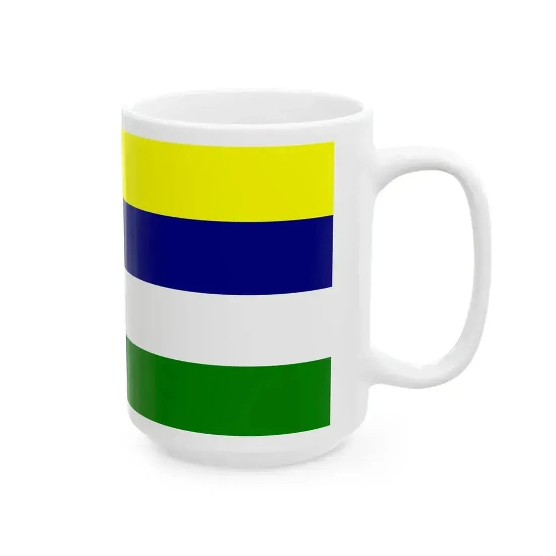 Flag of Colimes (Ecuador) White Coffee Mug - Go Mug Yourself