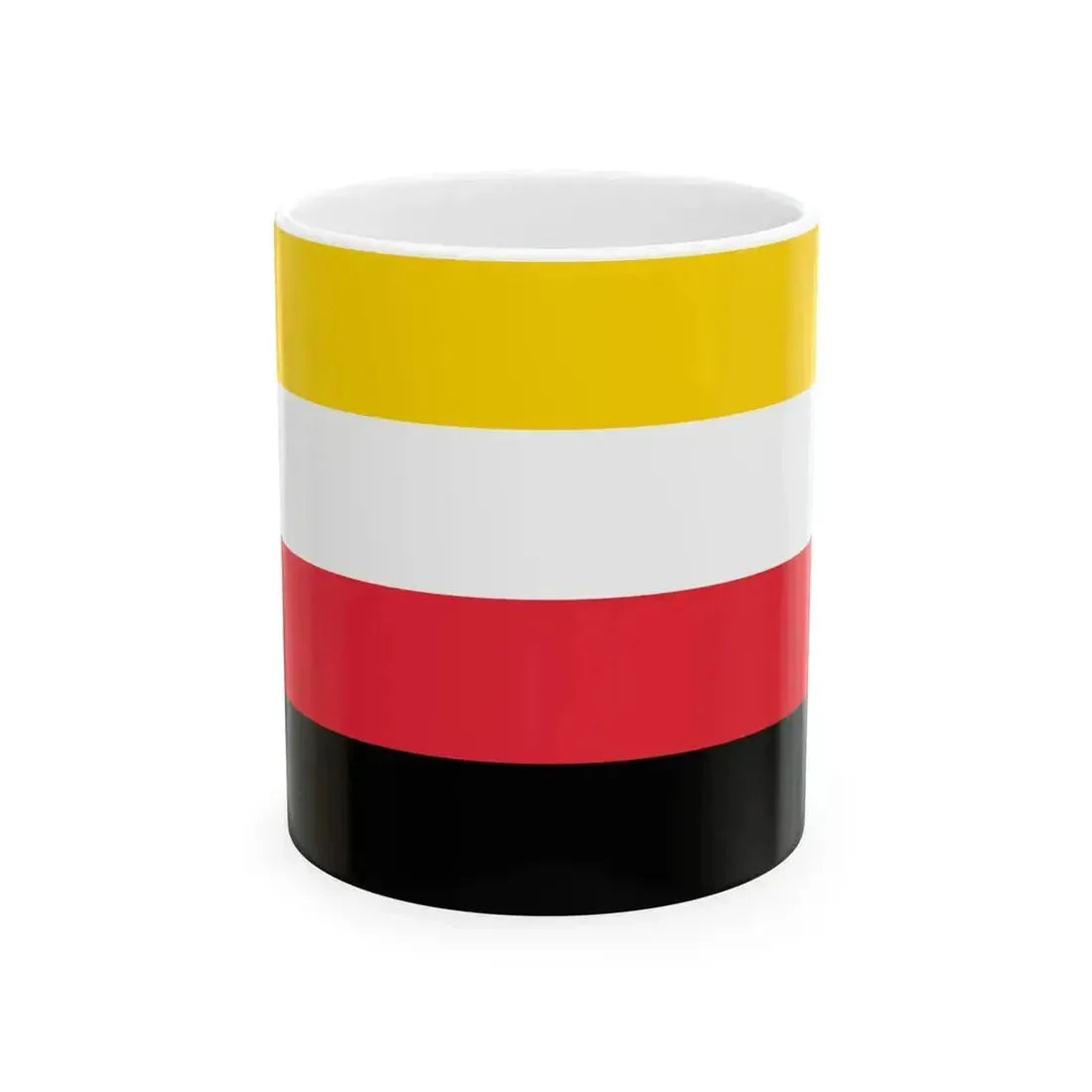Flag of Colla people in Chile (Chile) White Coffee Mug 11oz - Go Mug Yourself