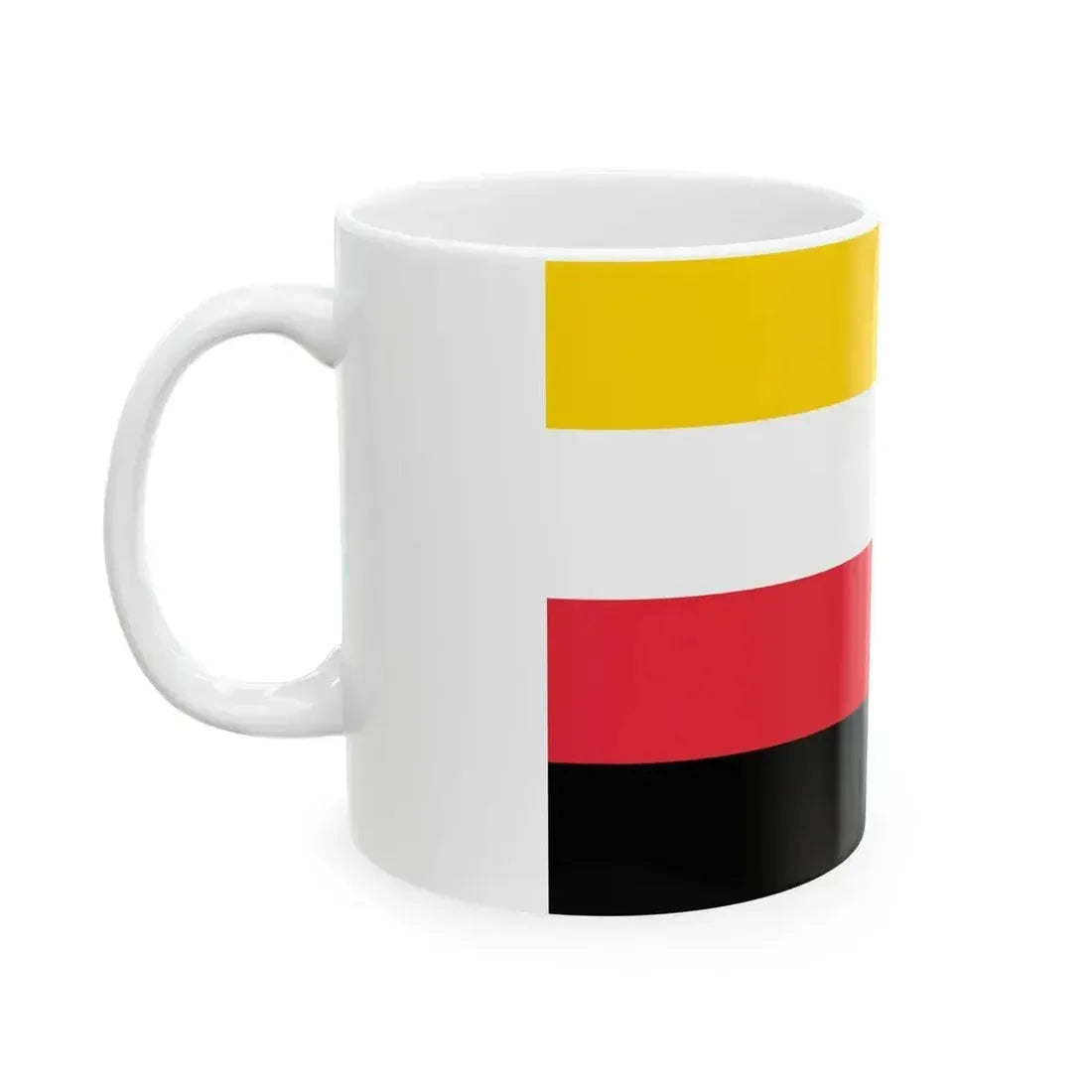 Flag of Colla people in Chile (Chile) White Coffee Mug - Go Mug Yourself