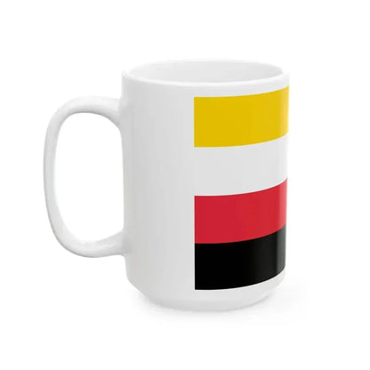 Flag of Colla people in Chile (Chile) White Coffee Mug - Go Mug Yourself