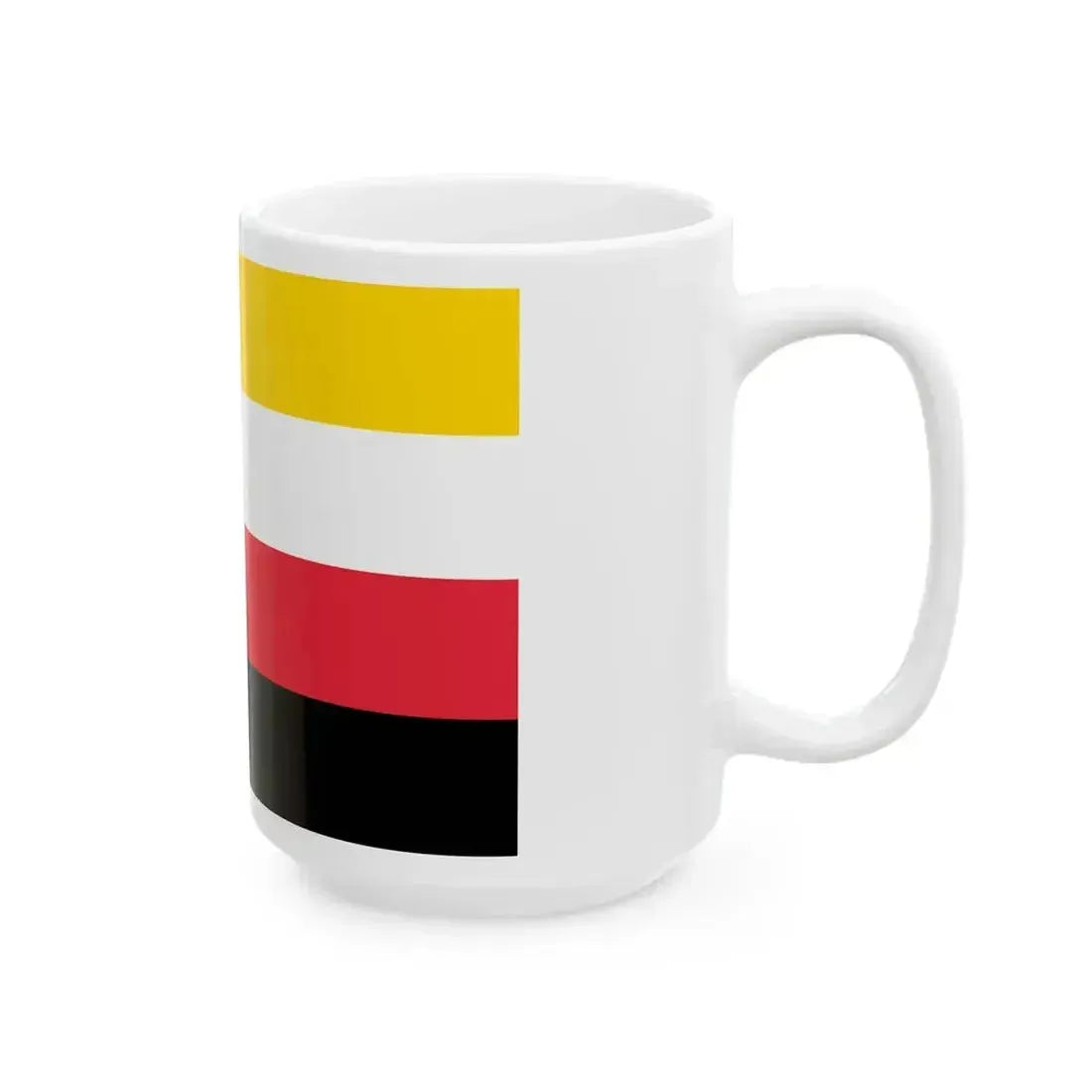 Flag of Colla people in Chile (Chile) White Coffee Mug - Go Mug Yourself