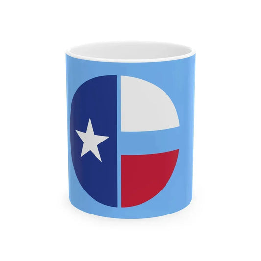 Flag of Collin County Texas (United States) White Coffee Mug 11oz - Go Mug Yourself