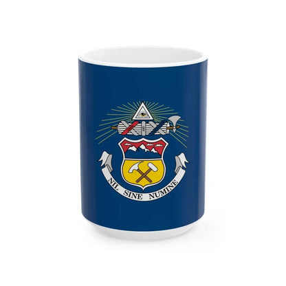 Flag of Colorado 1907-1911 (United States) White Coffee Mug 15oz - Go Mug Yourself