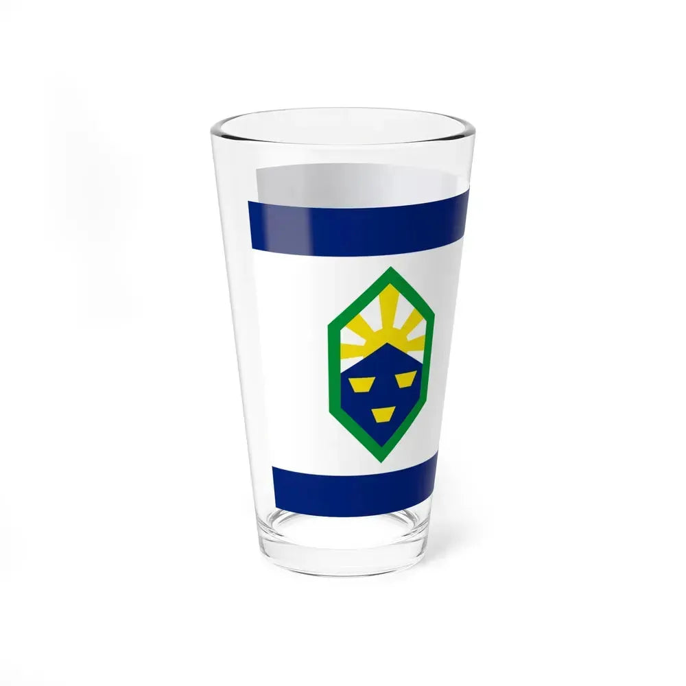 Flag of Colorado Springs, Colorado - Pint Glass 16oz - Go Mug Yourself