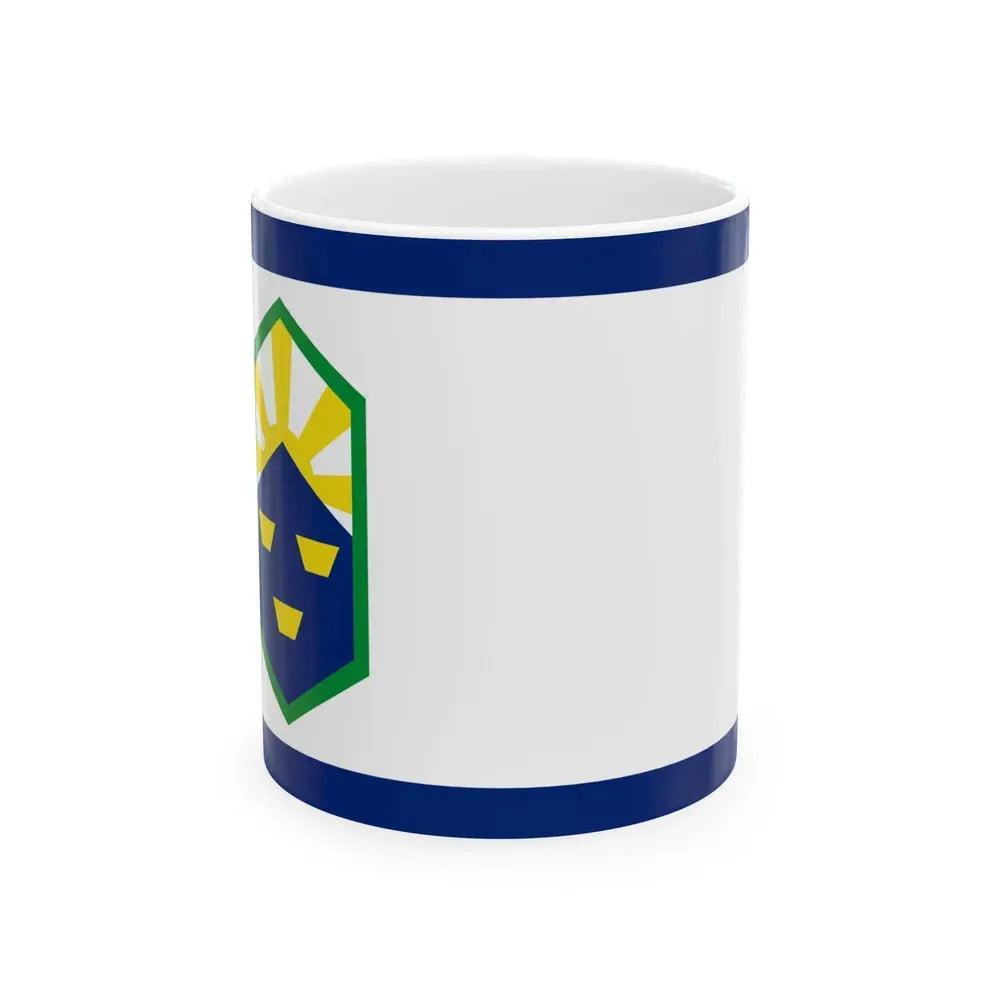 Flag of Colorado Springs Colorado (United States) White Coffee Mug 11oz - Go Mug Yourself