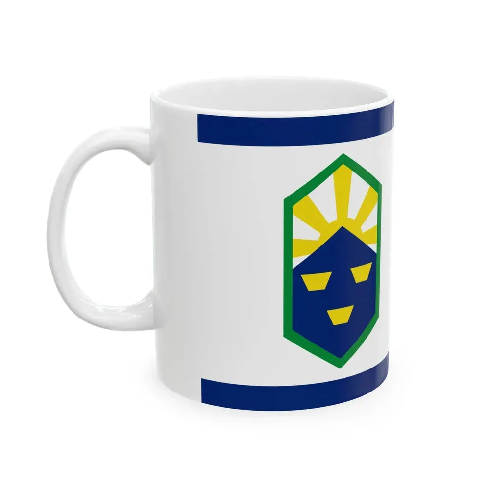 Flag of Colorado Springs Colorado (United States) White Coffee Mug - Go Mug Yourself