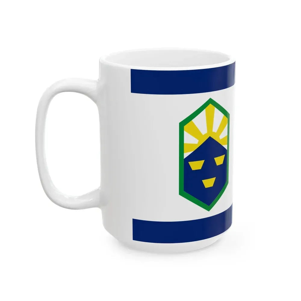 Flag of Colorado Springs Colorado (United States) White Coffee Mug - Go Mug Yourself