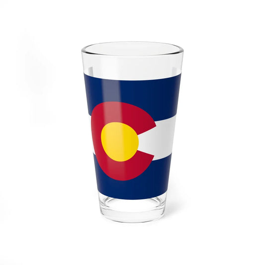 Flag of Colorado (United States) Pint Glass 16oz 16oz - Go Mug Yourself