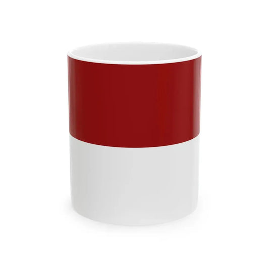 Flag of Colquiri Bolivia (Bolivia) White Coffee Mug 11oz - Go Mug Yourself