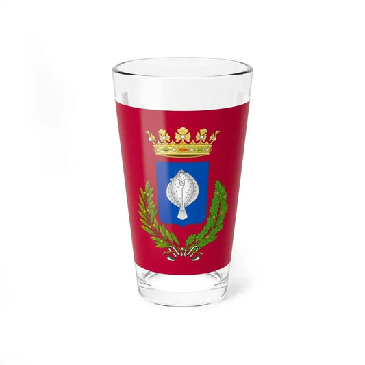 Flag of Comacchio (Italy) Pint Glass 16oz 16oz - Go Mug Yourself
