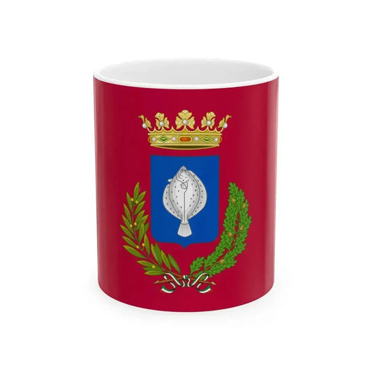 Flag of Comacchio (Italy) White Coffee Mug 11oz - Go Mug Yourself