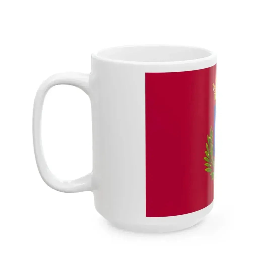 Flag of Comacchio (Italy) White Coffee Mug - Go Mug Yourself