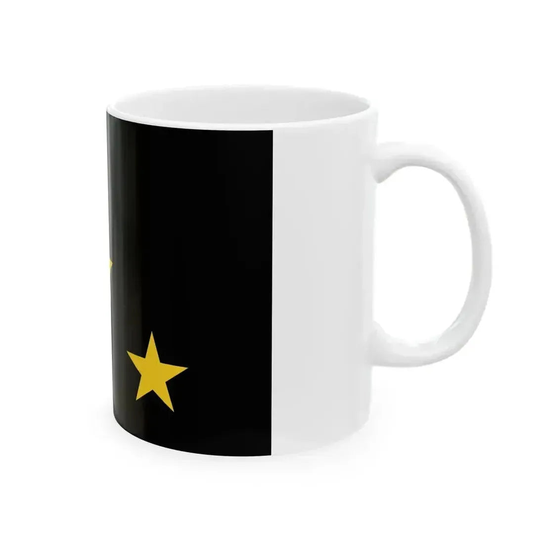 Flag of commander general of the MVSN (Italy) White Coffee Mug - Go Mug Yourself
