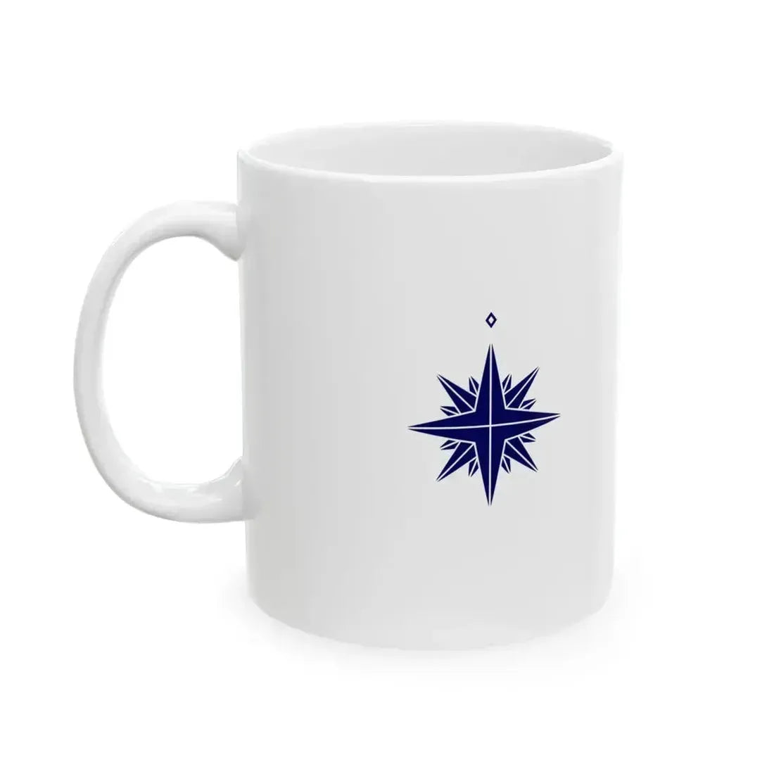 Flag of Commander Japan Coast Guard (Japan) White Coffee Mug - Go Mug Yourself