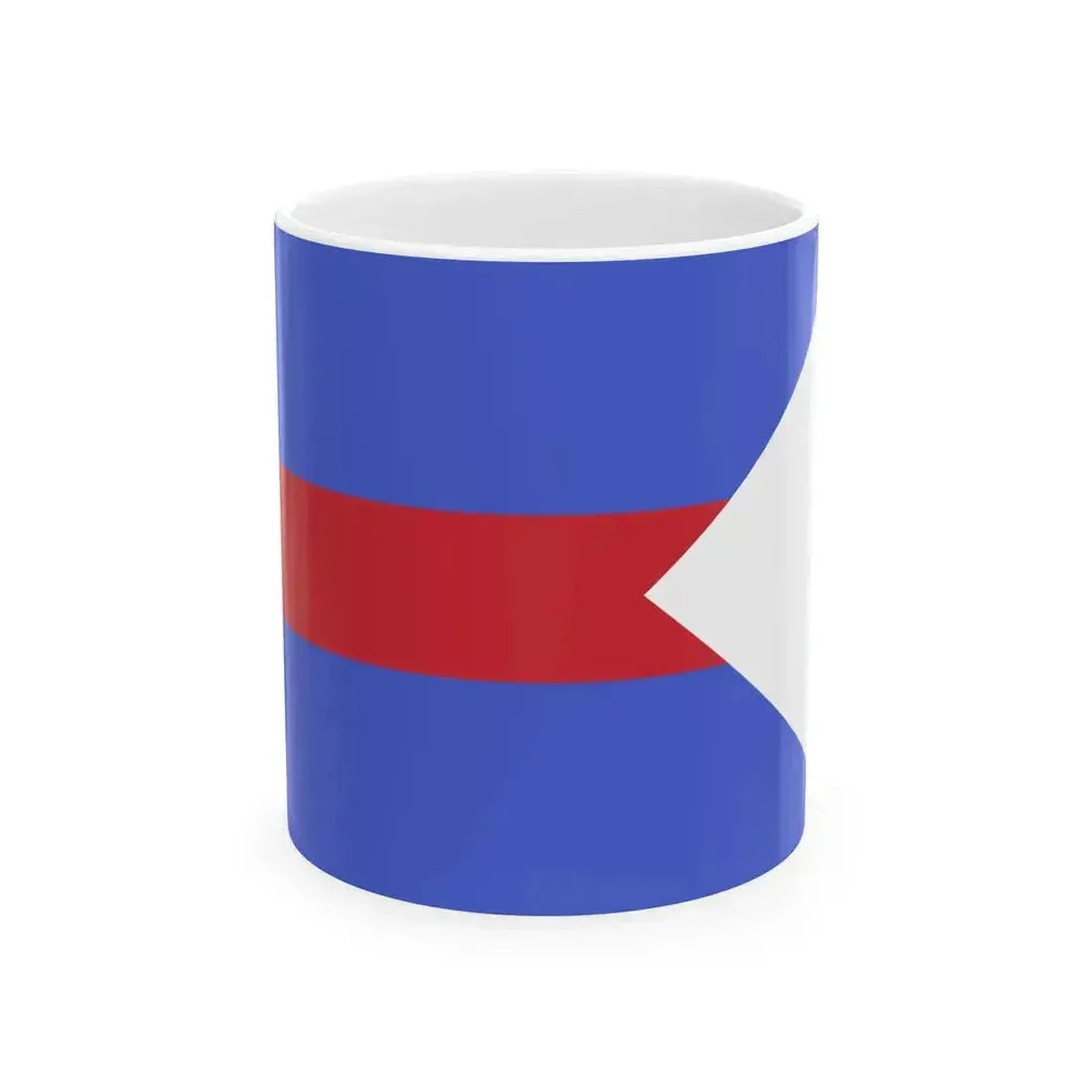 Flag of commander of a gruppo of the Regia Aeronautica (Italy) White Coffee Mug 11oz - Go Mug Yourself