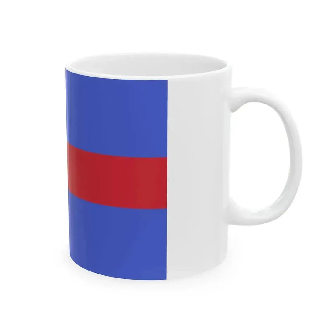 Flag of commander of a stormo of the Regia Aeronautica (Italy) White Coffee Mug - Go Mug Yourself