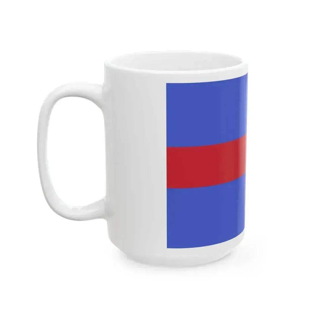 Flag of commander of a stormo of the Regia Aeronautica (Italy) White Coffee Mug - Go Mug Yourself