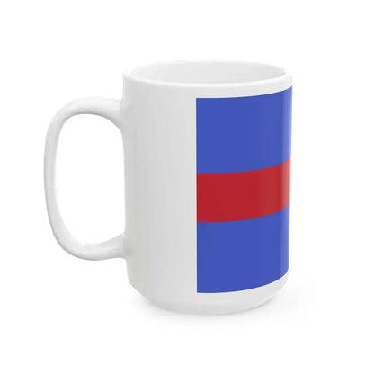 Flag of commander of a stormo of the Regia Aeronautica (Italy) White Coffee Mug - Go Mug Yourself