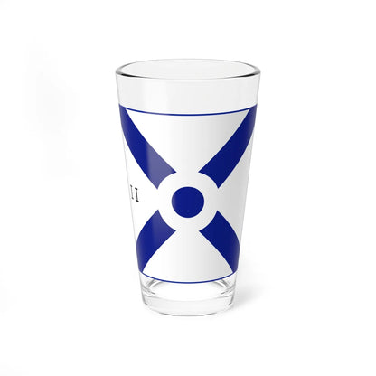 Flag of Commander of Civil Aviation Greece (Greece) Pint Glass 16oz 16oz - Go Mug Yourself
