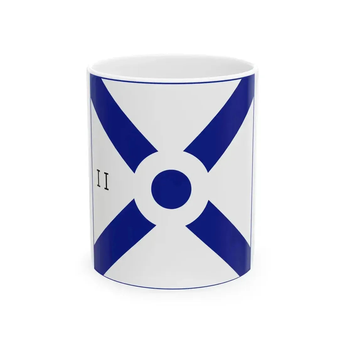 Flag of Commander of Civil Aviation Greece (Greece) White Coffee Mug 11oz - Go Mug Yourself
