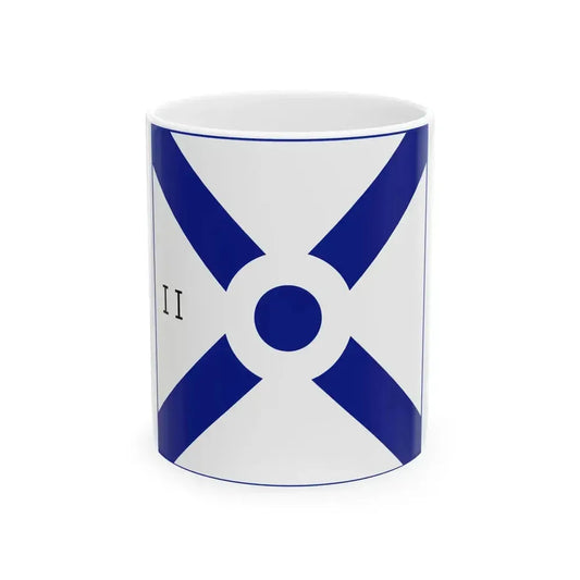 Flag of Commander of Civil Aviation Greece (Greece) White Coffee Mug 11oz - Go Mug Yourself