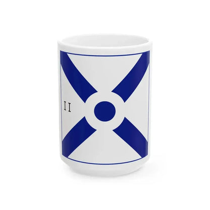 Flag of Commander of Civil Aviation Greece (Greece) White Coffee Mug 15oz - Go Mug Yourself