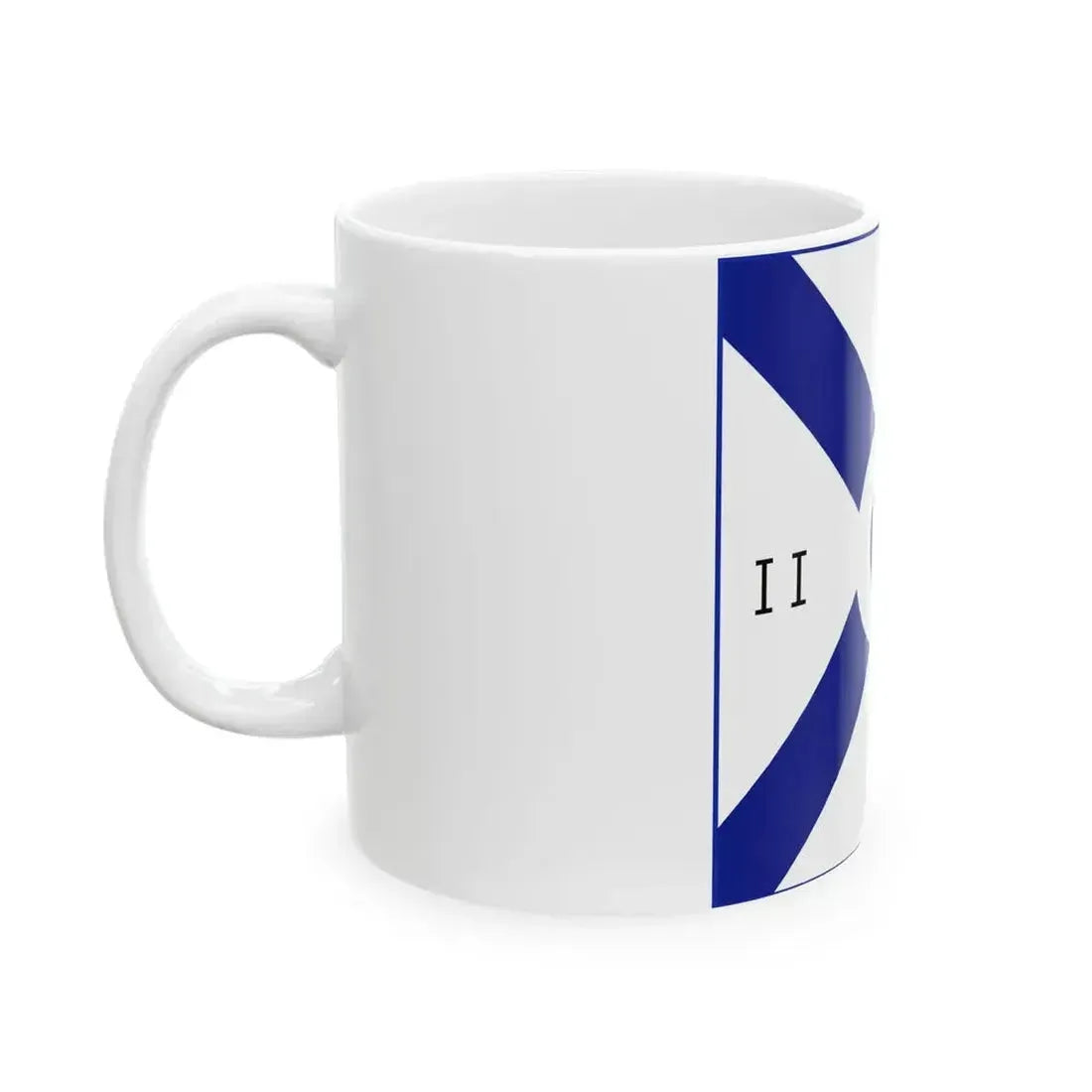 Flag of Commander of Civil Aviation Greece (Greece) White Coffee Mug - Go Mug Yourself