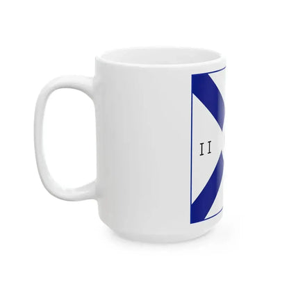 Flag of Commander of Civil Aviation Greece (Greece) White Coffee Mug - Go Mug Yourself