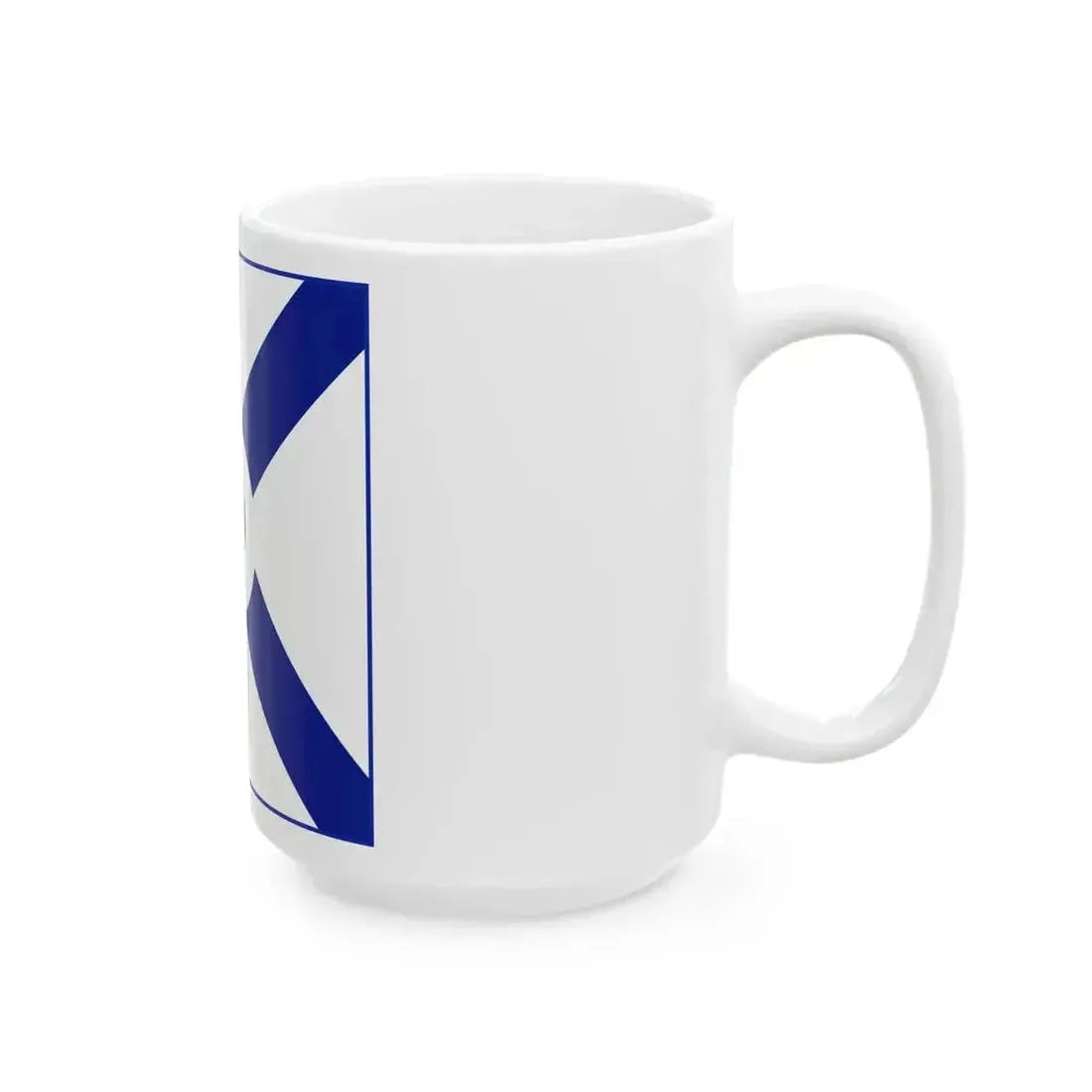 Flag of Commander of Civil Aviation Greece (Greece) White Coffee Mug - Go Mug Yourself