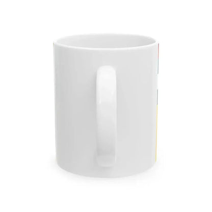 Flag of commander of the Navy of Manchukuo (China) White Coffee Mug - Go Mug Yourself