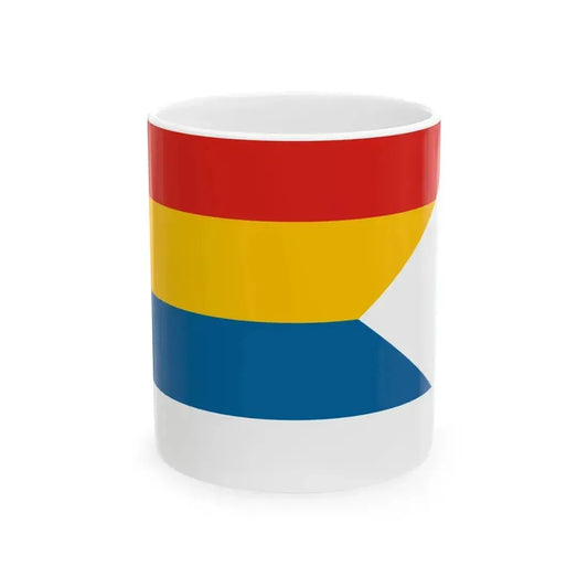 Flag of Commodore of Beiyang Fleet 1890-1909 (China) White Coffee Mug 11oz - Go Mug Yourself