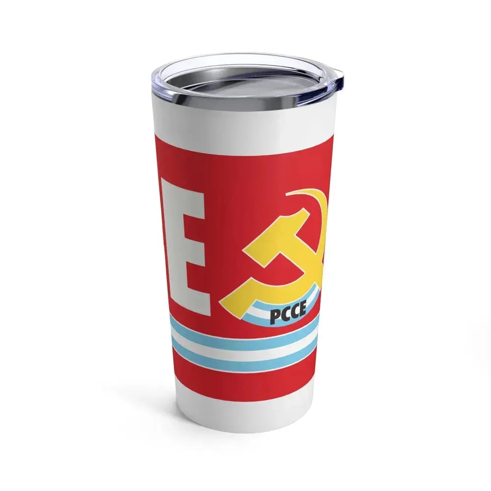 Flag of Communist Party Extraordinary Congress PCCE - Tumbler 20oz - Go Mug Yourself