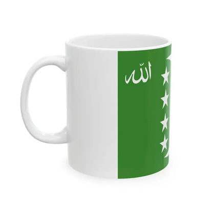 Flag of Comoros 1996-2001 (Comoros) White Coffee Mug - Go Mug Yourself
