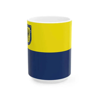 Flag of Concepcion Chile (Chile) White Coffee Mug 15oz - Go Mug Yourself