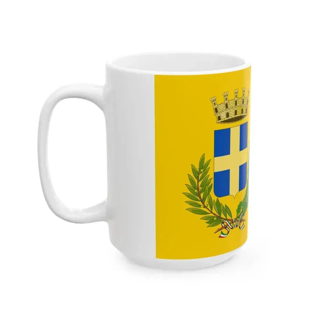 Flag of Conegliano (Italy) White Coffee Mug - Go Mug Yourself
