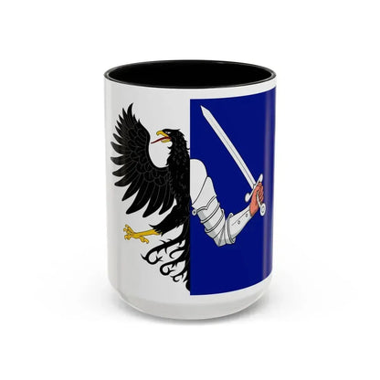 Flag of Connacht Ireland - Accent Coffee Mug 15oz Black - Go Mug Yourself