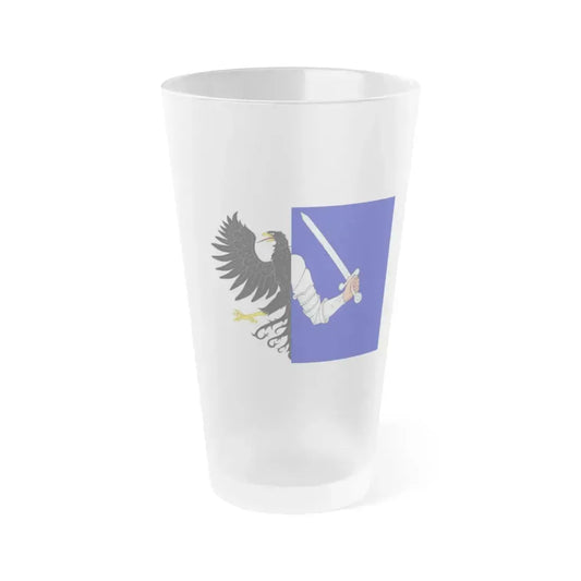 Flag of Connacht Ireland - Frosted Pint Glass 16oz 16oz Frosted - Go Mug Yourself