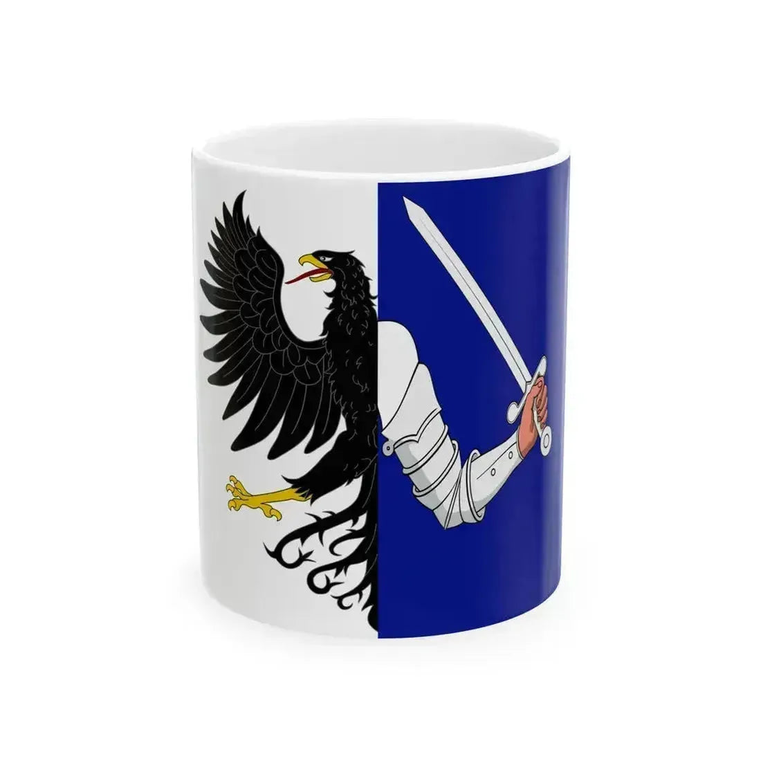 Flag of Connacht Ireland - White Coffee Mug 11oz - Go Mug Yourself