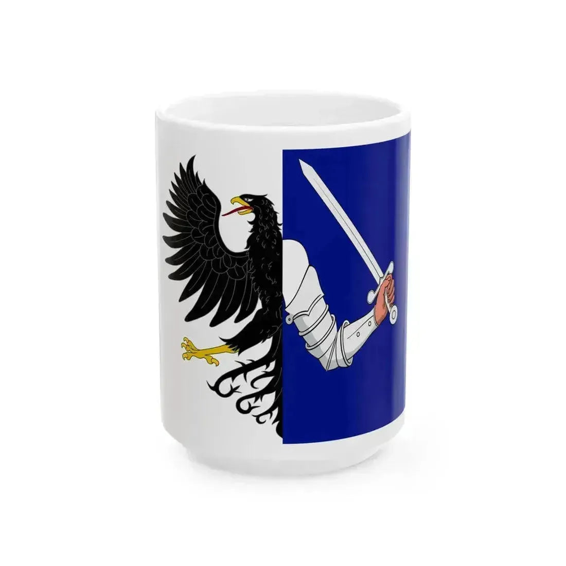 Flag of Connacht Ireland - White Coffee Mug 15oz - Go Mug Yourself