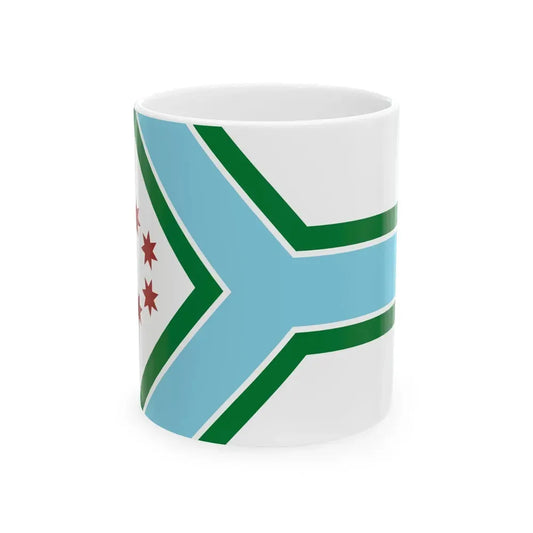 Flag of Cook County Illinois (United States) White Coffee Mug 11oz - Go Mug Yourself