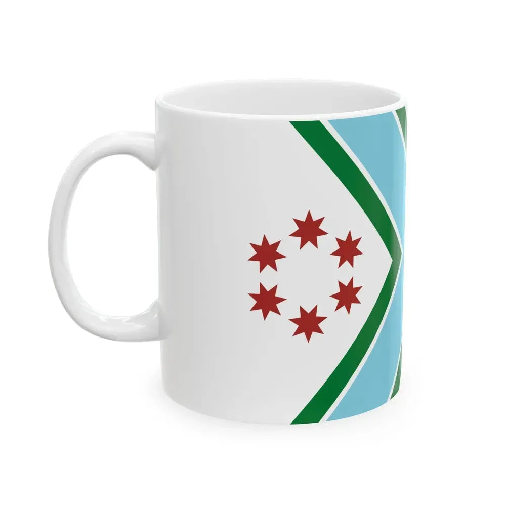 Flag of Cook County Illinois (United States) White Coffee Mug - Go Mug Yourself