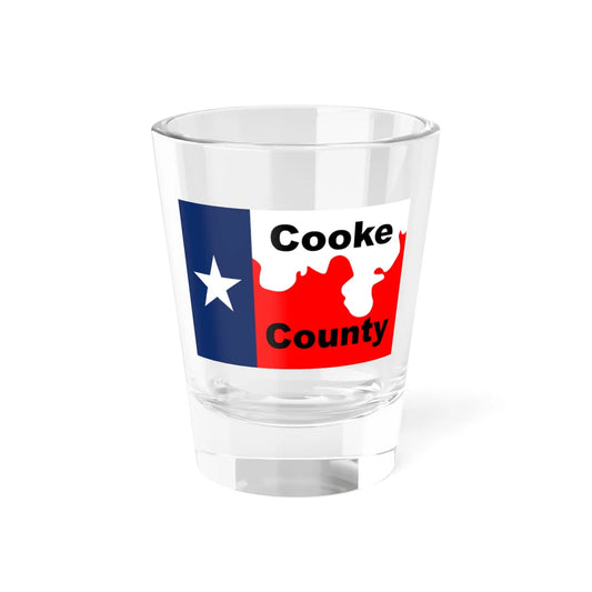 Flag of Cooke County Texas (United States) Shot Glass 1.5oz 1.5oz - Go Mug Yourself