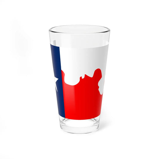 Flag of Cooke County Texas variant (United States) Pint Glass 16oz 16oz - Go Mug Yourself
