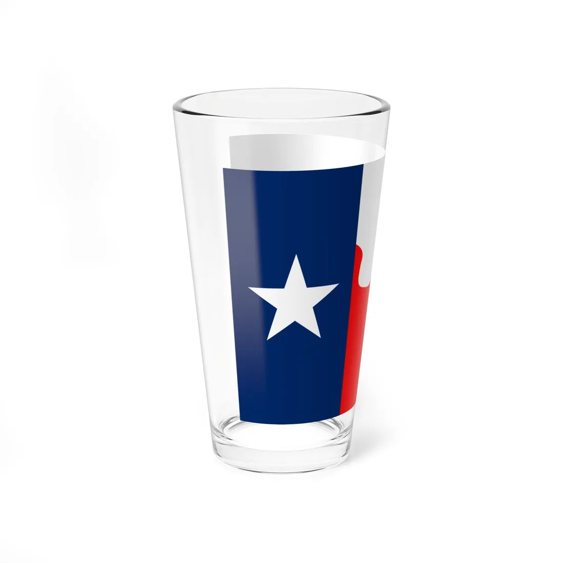 Flag of Cooke County Texas variant (United States) Pint Glass 16oz - Go Mug Yourself