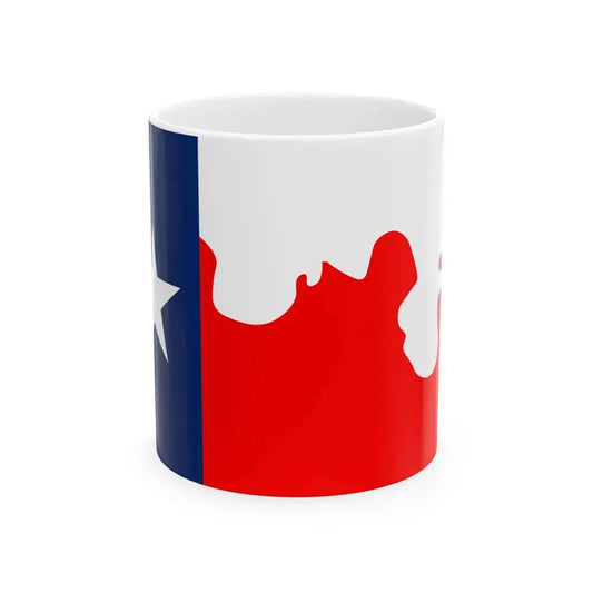 Flag of Cooke County Texas variant (United States) White Coffee Mug 11oz - Go Mug Yourself