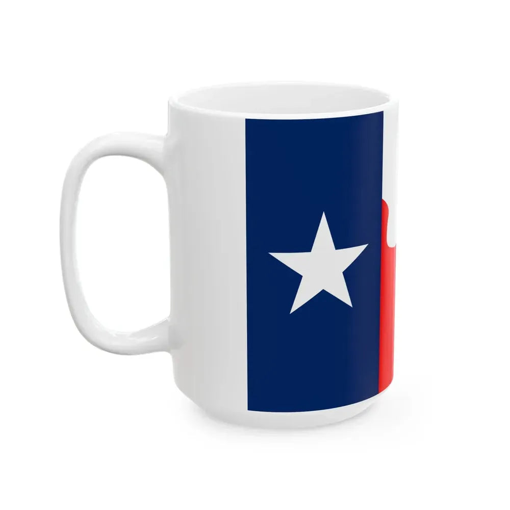 Flag of Cooke County Texas variant (United States) White Coffee Mug - Go Mug Yourself