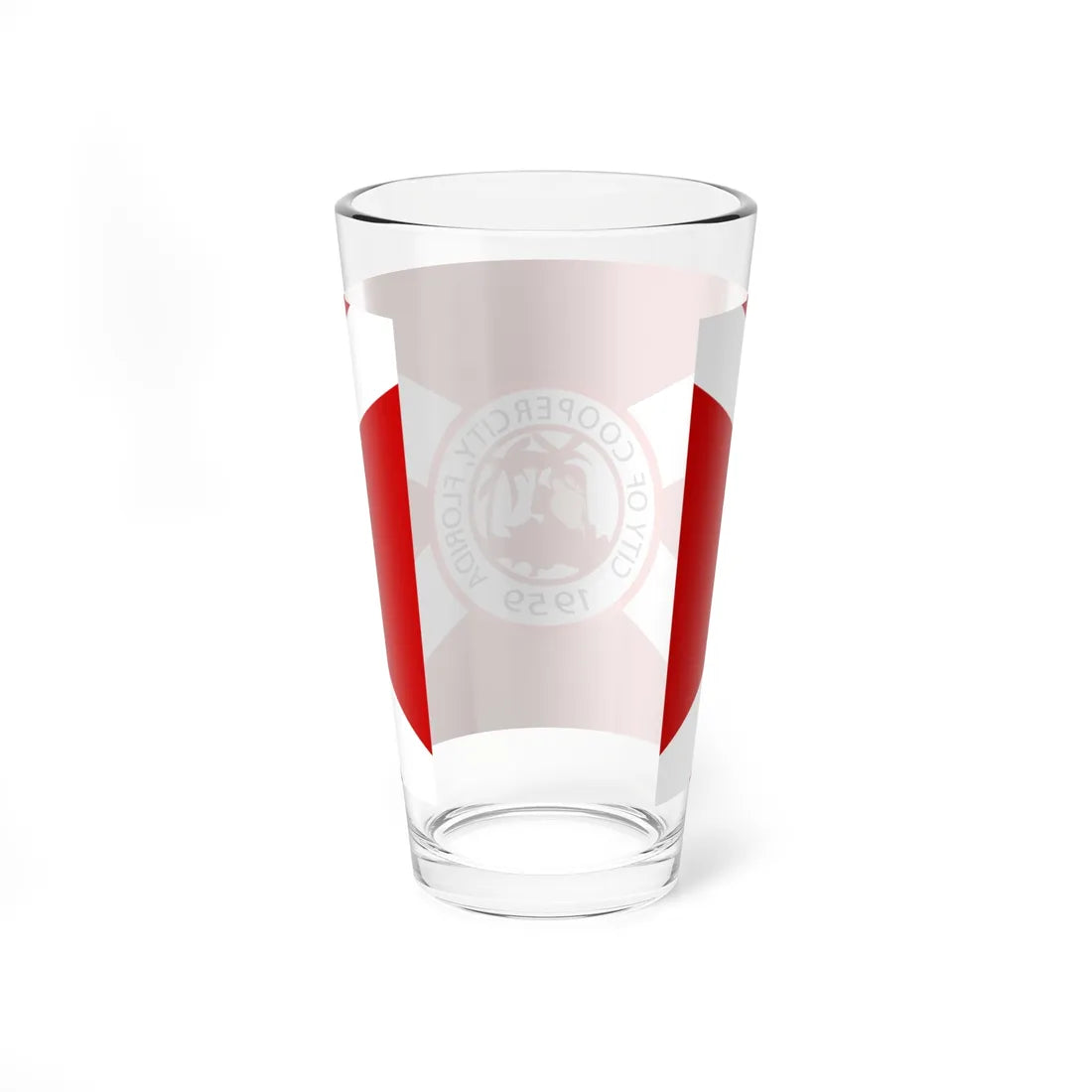 Flag of Cooper City Florida (United States) Pint Glass 16oz - Go Mug Yourself